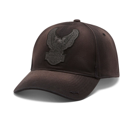 Gorra Upright Eagle Patch Softail Stretch Fit para hombre 99402-26VM