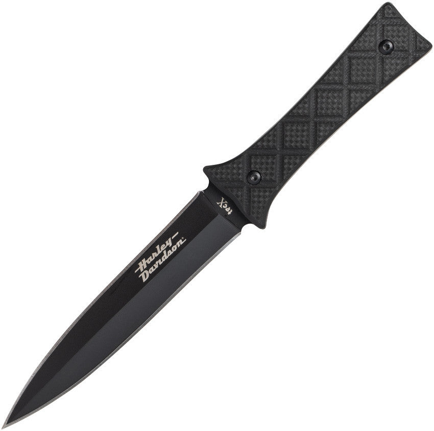 Cuchillo de bota Tec X® FB-4 (T01206) G-10 negro texturizado