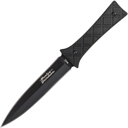 Cuchillo de bota Tec X® FB-4 (T01206) G-10 negro texturizado