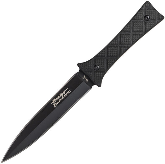 Cuchillo de bota Tec X® FB-4 (T01206) G-10 negro texturizado