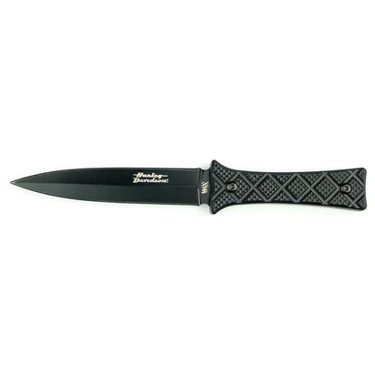 Cuchillo de bota Tec X® FB-4 (T01206) G-10 negro texturizado