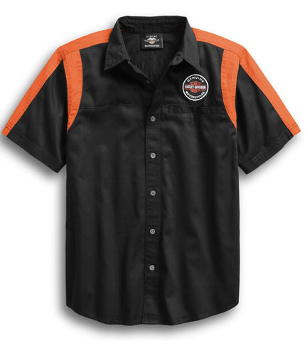 Camisa Harley-Davidson para Hombre Estilo Genuine Oil Can Colorblock 99066-18VM