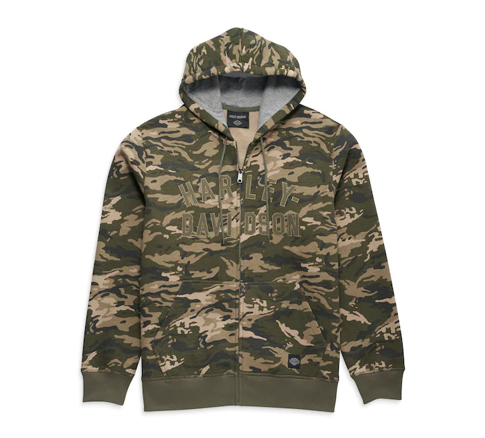 Staple Camo Zip-Up Hoodie para hombre 96034-23VM