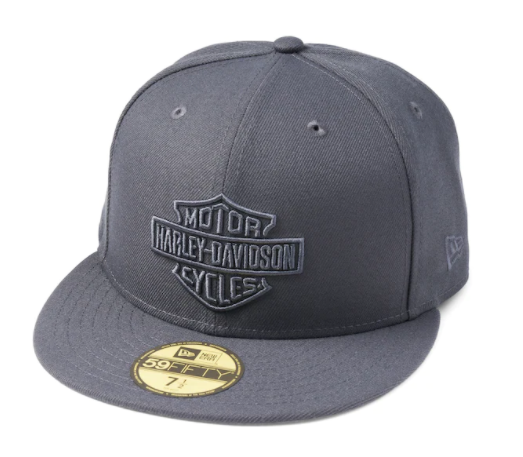 Gorra 59FIFTY con logo de barra y escudo tonal para hombre 97611-22VM