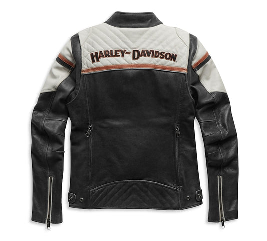 Chaqueta Harley-Davidson® de cuero para mujer - 98008-21VW