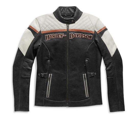 Chaqueta Harley-Davidson® de cuero para mujer - 98008-21VW