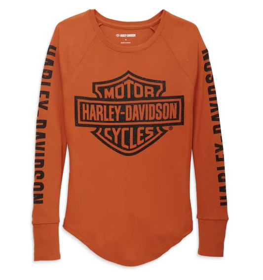 Blusa Harley-Davidson manga larga para mujer - 96238-23VW