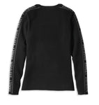 Suéter de manga  larga jacquard para mujer 96220-22VW