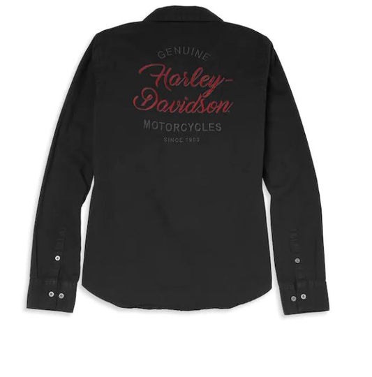 Camisa Harley-Davidson Silver Wing para mujer - 96248-22VW